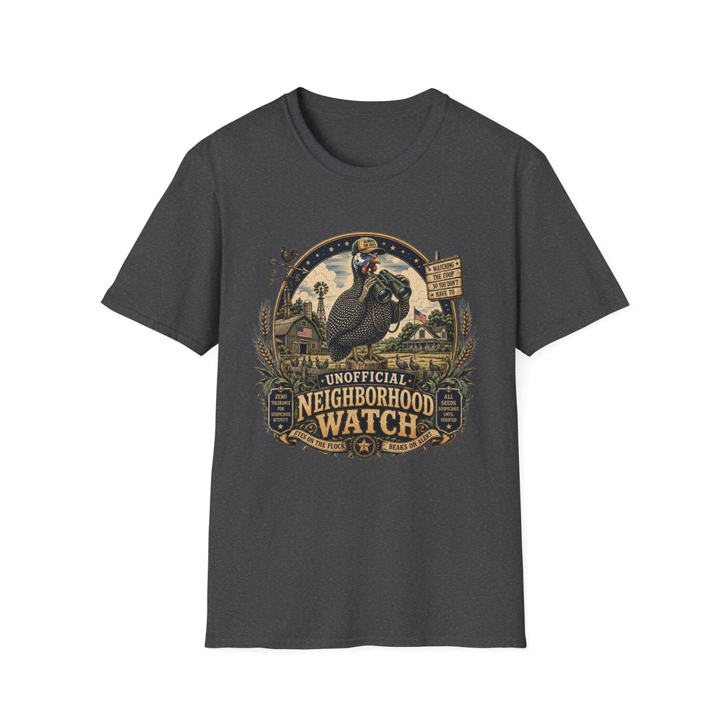 Guinea Fowl Neighborhood Watch T-shirt, photo 7
