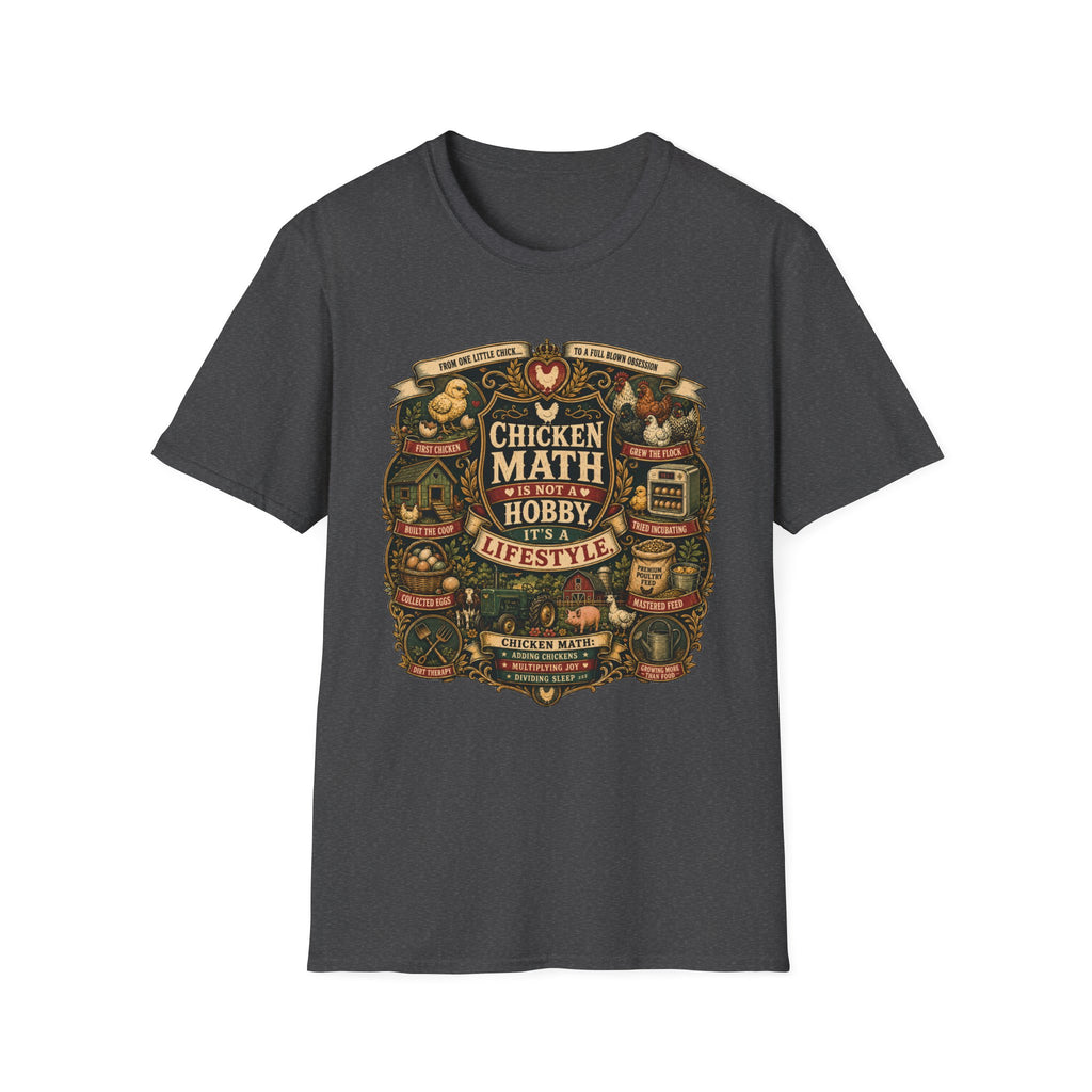 Chicken Math Is Not a Hobby It's a Lifestyle T-shirt, photo 7