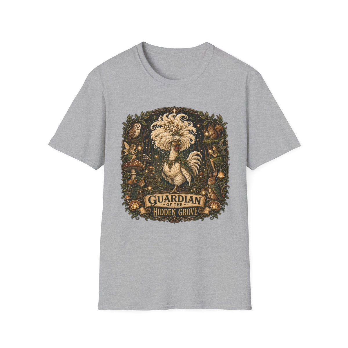 Guardian of the Hidden Grove Polish Chicken T-shirt, photo 3