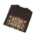 Fast Waddling Division Indian Runner T-Shirt — No Running, Except Them Tee