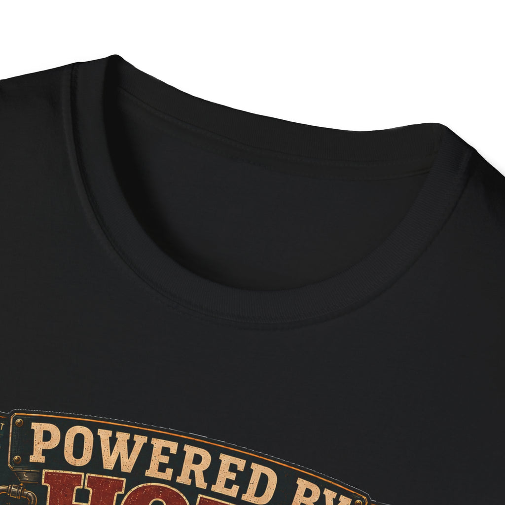 Powered by Hope and Patience T-Shirt — Funny Incubator Homestead Tee