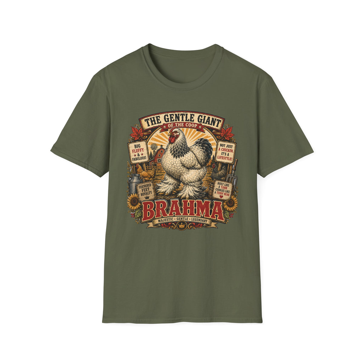 The Gentle Giant of the Coop Brahma T-shirt, photo 6