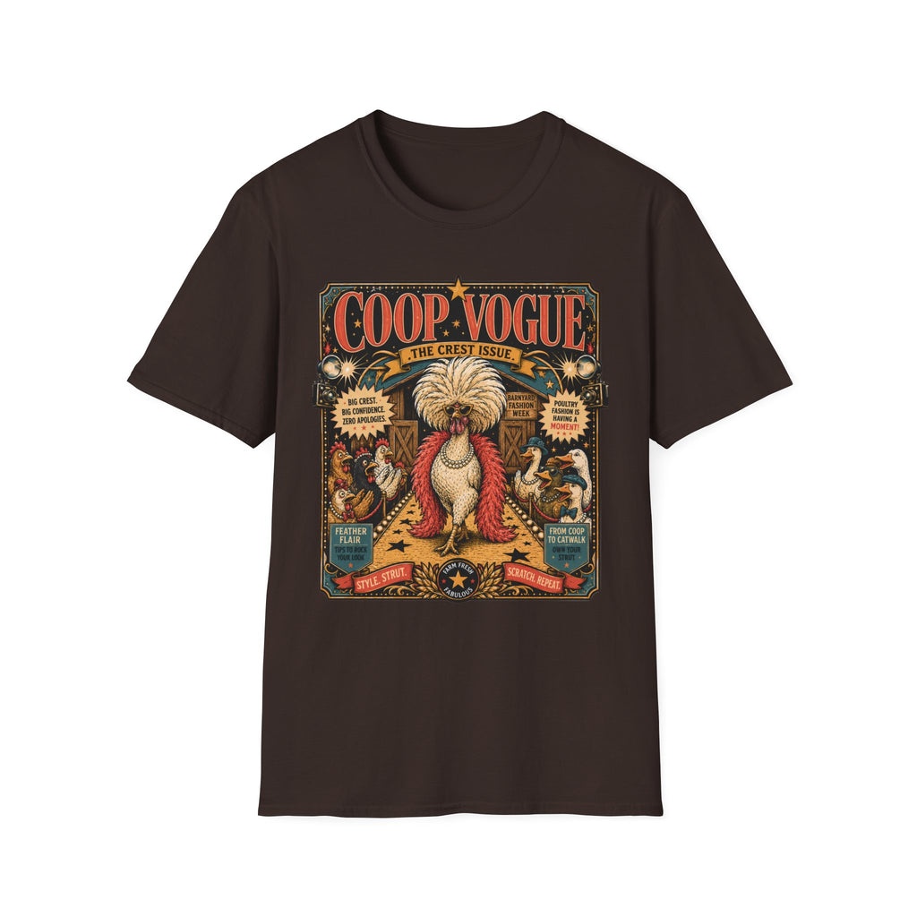 Coop Vogue Barnyard Fashion Week Polish Chicken T-Shirt