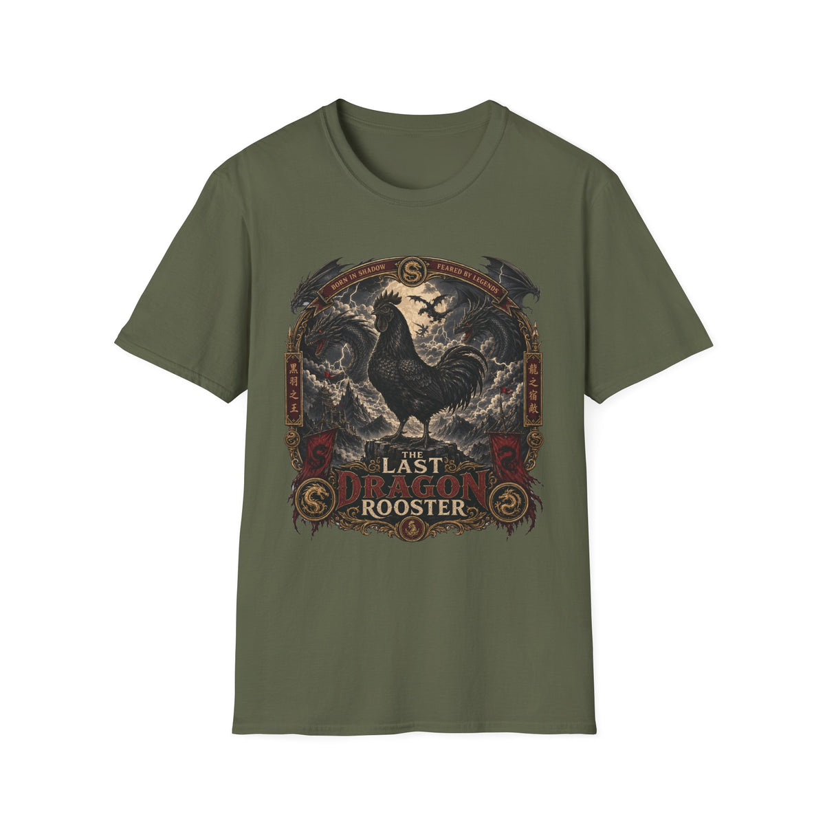 The Last Dragon Rooster Ayam Cemani T-shirt, photo 6
