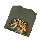 Quailasaurus T-Shirt — The Legendary Mini Dino Quail Graphic Tee