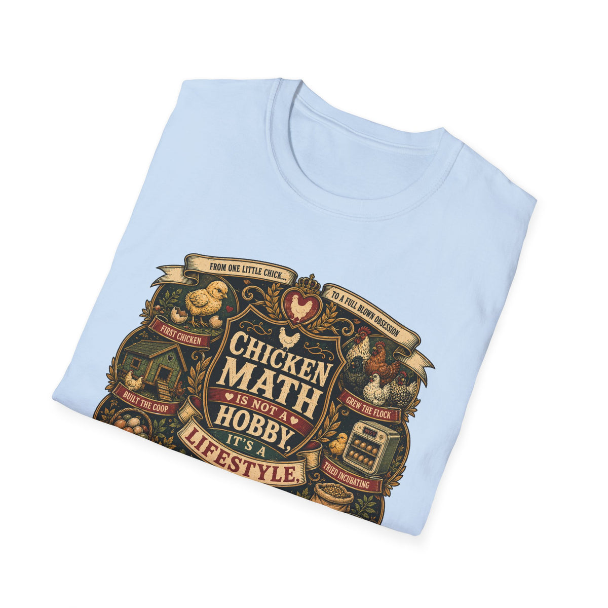 Chicken Math Is Not a Hobby It's a Lifestyle T-Shirt — Graphic Tee