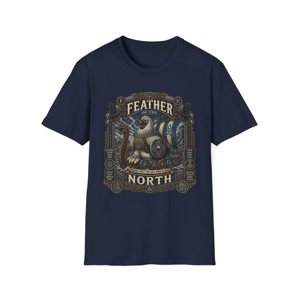 Feather of the North Brahma T-shirt, photo 6