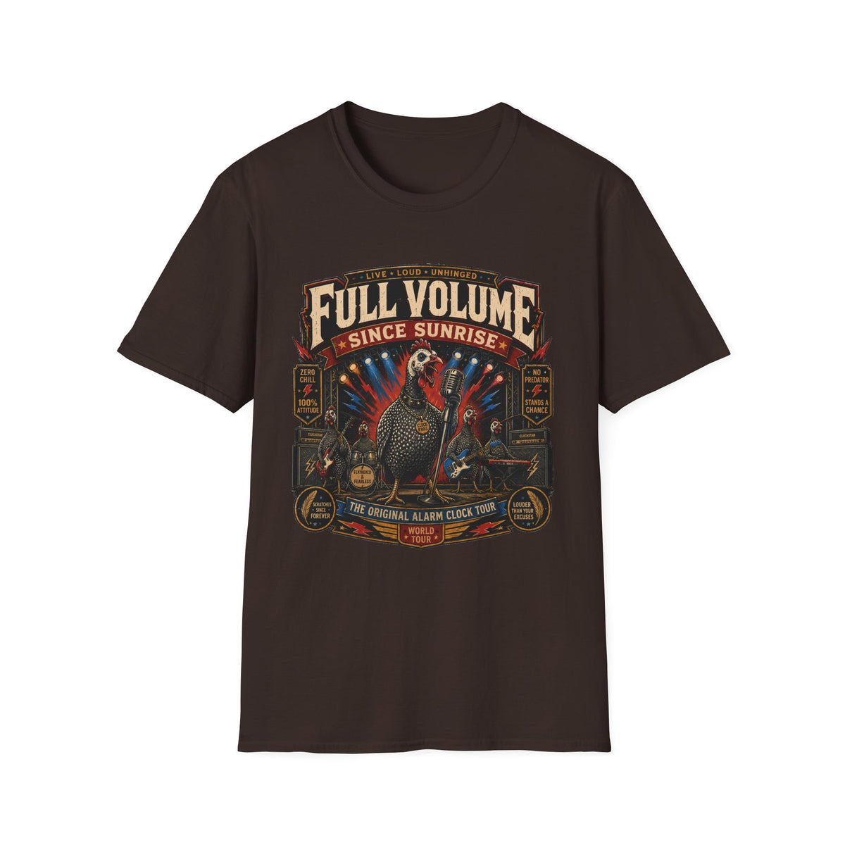 Full Volume Since Sunrise Guinea Fowl T-shirt, photo 4