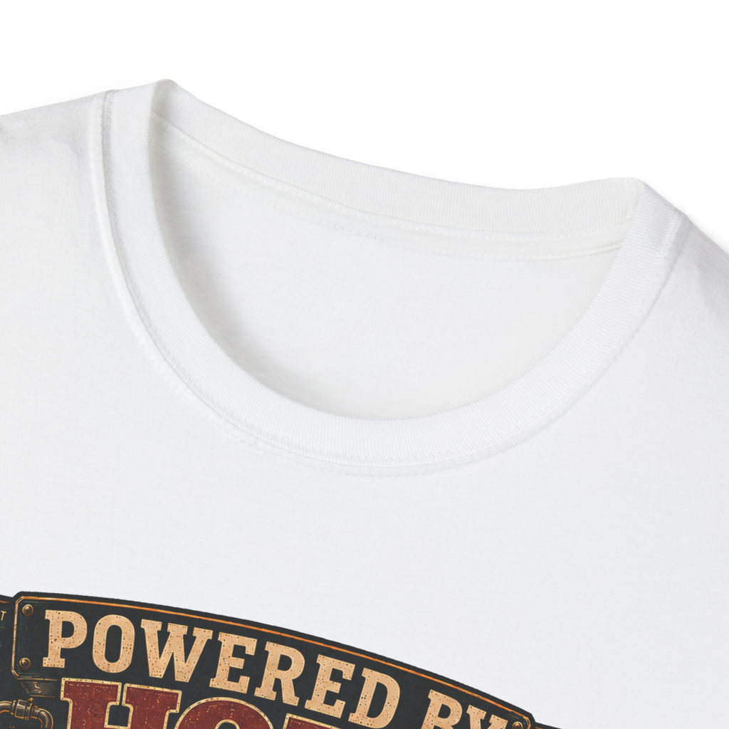 Powered by Hope and Patience T-Shirt — Funny Incubator Homestead Tee