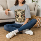 Crowned by Nature Polish Chicken T-Shirt — Vintage Botanical Hen Tee
