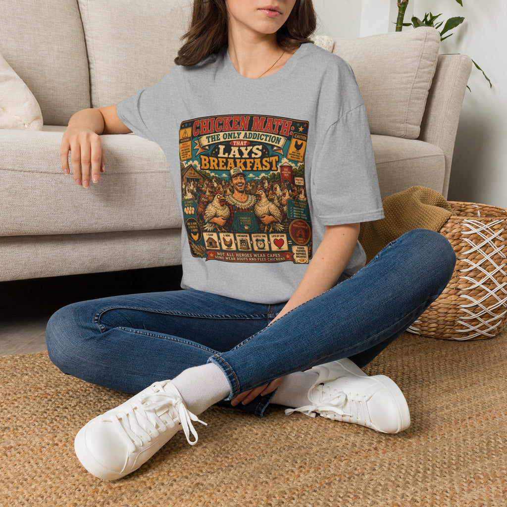 The Only Addiction That Lays Breakfast  —  Not All Heroes Wear Capes T-Shirt Tee