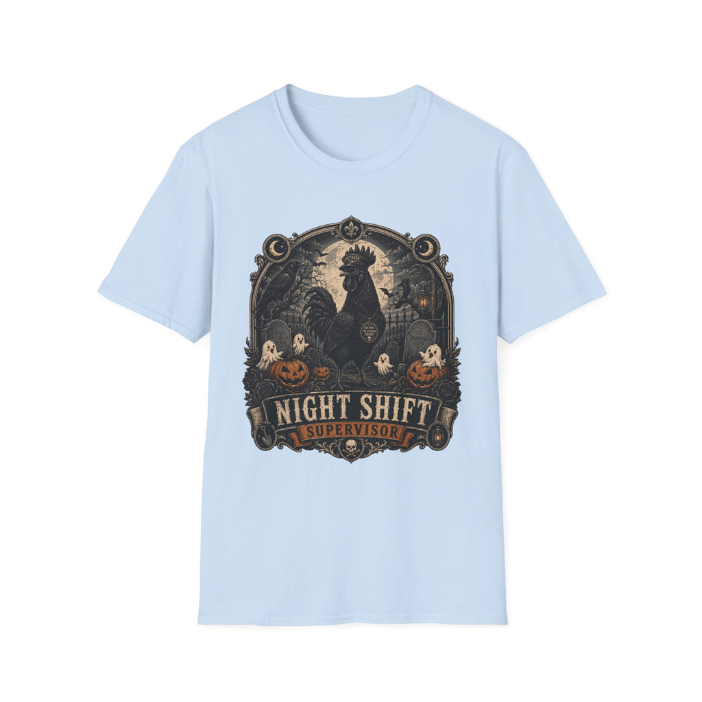 Night Shift Supervisor Ayam Cemani T-shirt, photo 8