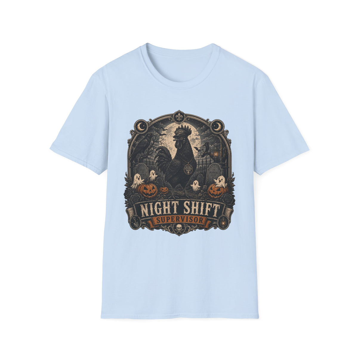 Night Shift Supervisor Ayam Cemani T-shirt, photo 8