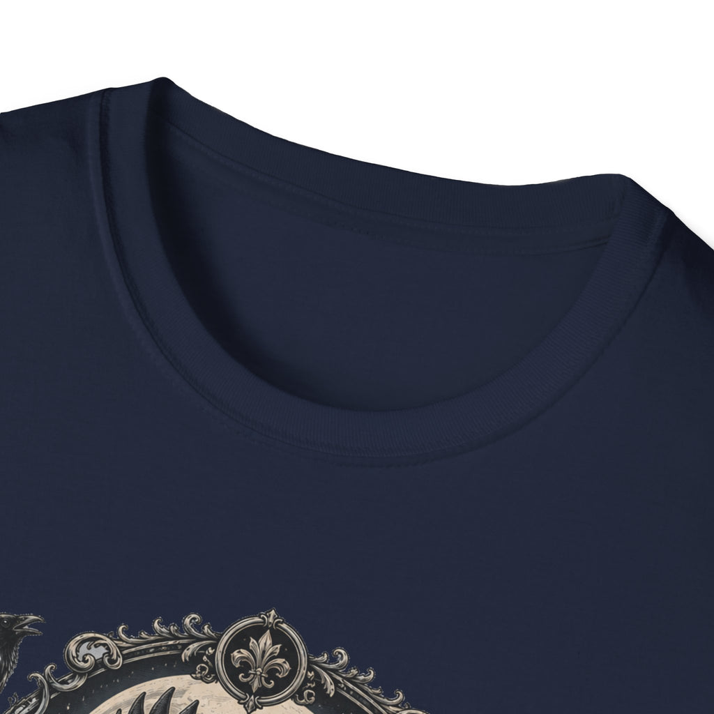 The Midnight Monarch Ayam Cemani T-Shirt — Moonlit Rooster Graphic Tee