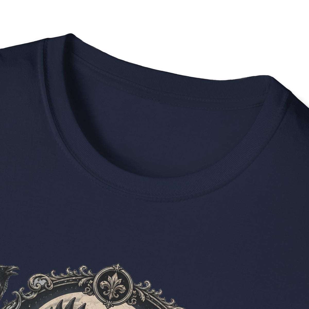 The Midnight Monarch Ayam Cemani T-Shirt — Moonlit Rooster Graphic Tee