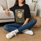 Wildflower Silkie T-Shirt — Art Nouveau Botanical Hen Tee