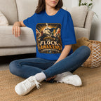 The Flock Awakens T‑Shirt — Retro Goose & Duck Vintage Wildlife Tee