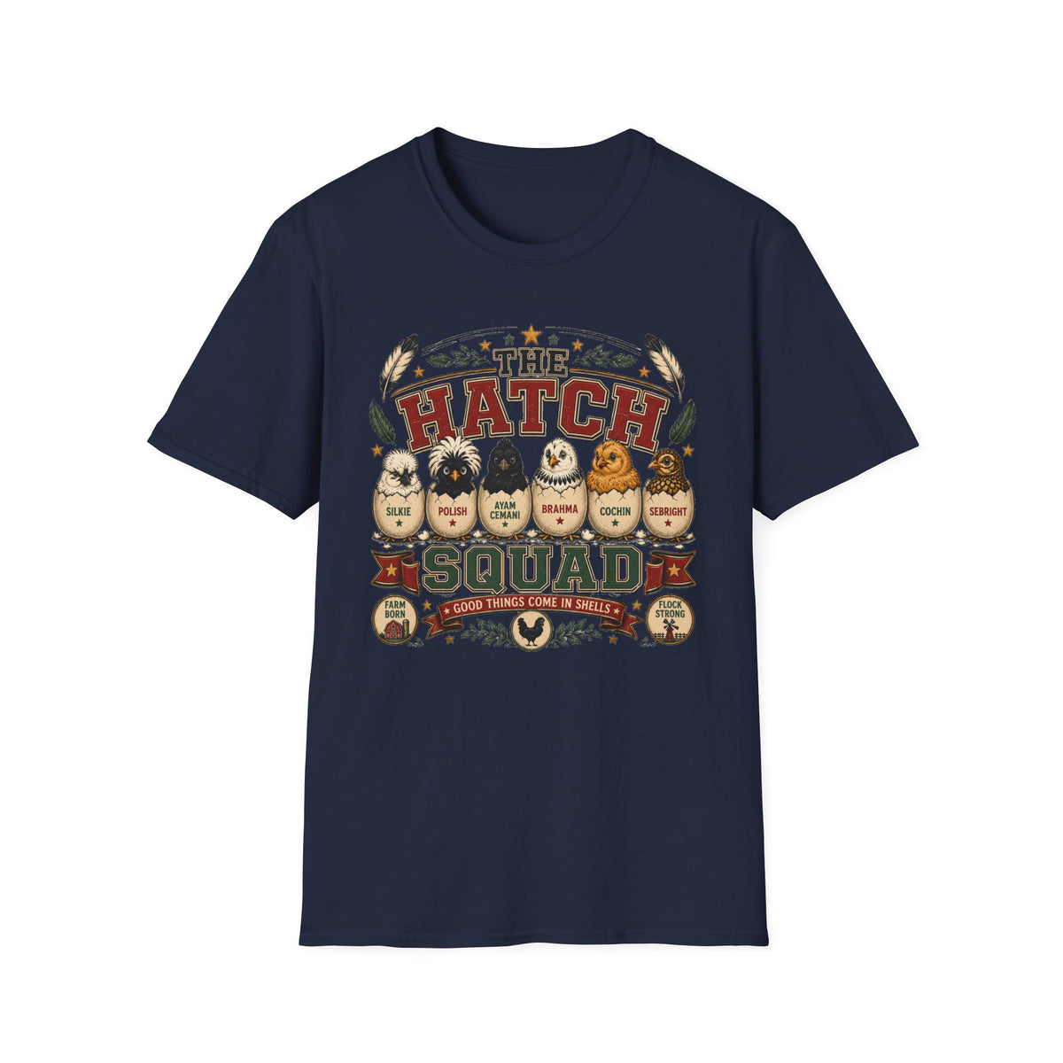 The Hatch Squad Farm Team T-Shirt — Good Things Come In Shells Tee
