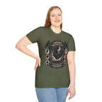 Master of Midnight Feathers Ayam Cemani T-Shirt — Gothic Rooster Graphic Tee