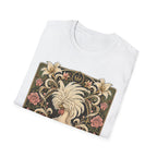 Crowned by Nature Polish Chicken T-Shirt — Vintage Botanical Hen Tee