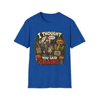 Zombie Chicken's Cornfield Jackpot T-Shirt — "I thought you said GRAINS" Funny Tee