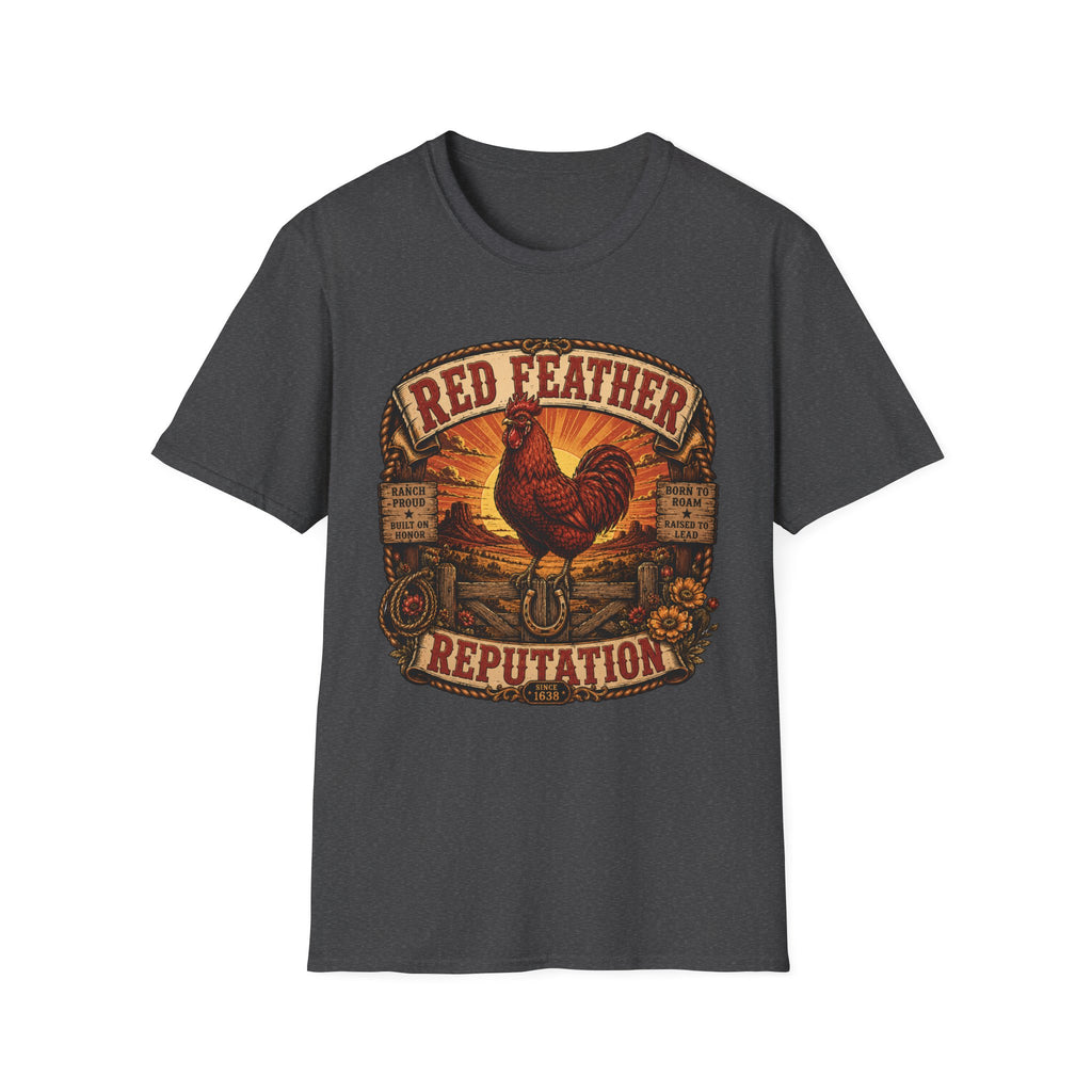 Red Feather Ranch Emblem Rhode Island Red T-shirt, photo 7