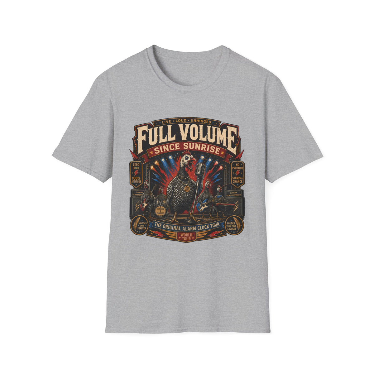 Full Volume Since Sunrise Guinea Fowl T-shirt, photo 3