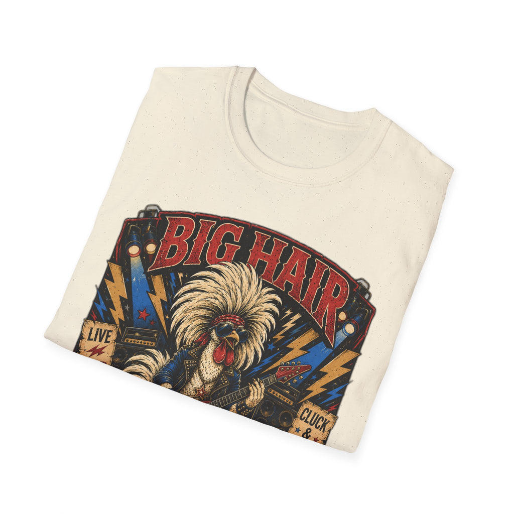 Big Hair Rock Star Concert Polish Chicken T-Shirt