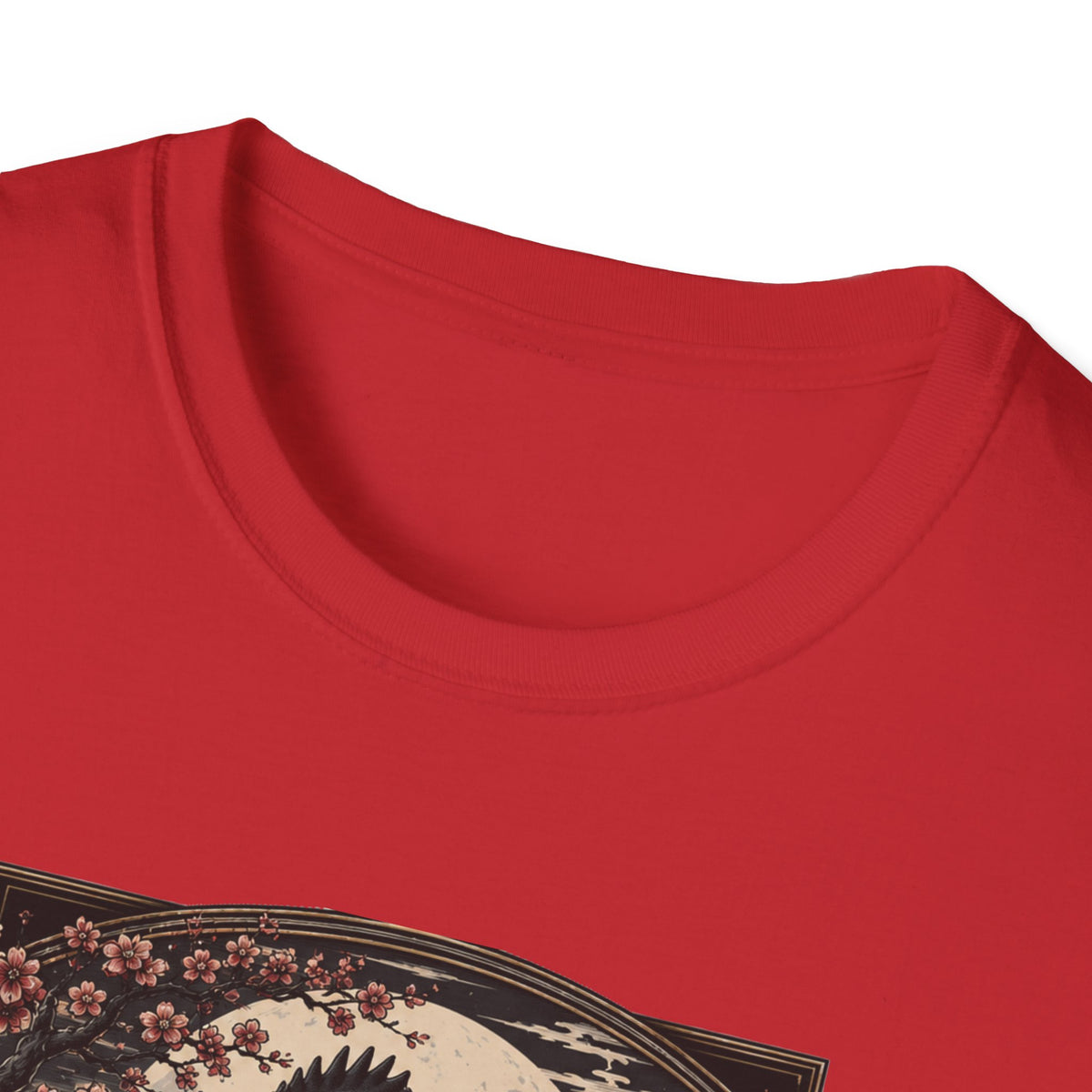 Shadow Samurai Ayam Cemani T-Shirt — Moonrise Warrior Rooster Tee