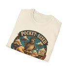 Tiny Quail Adventures T-Shirt — Backyard Bird Keeper Vintage Graphic Tee