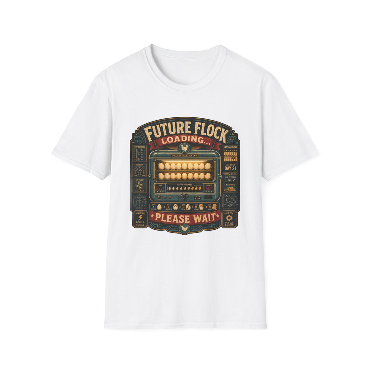Future Flock Loading Please Wait T-shirt, photo 2