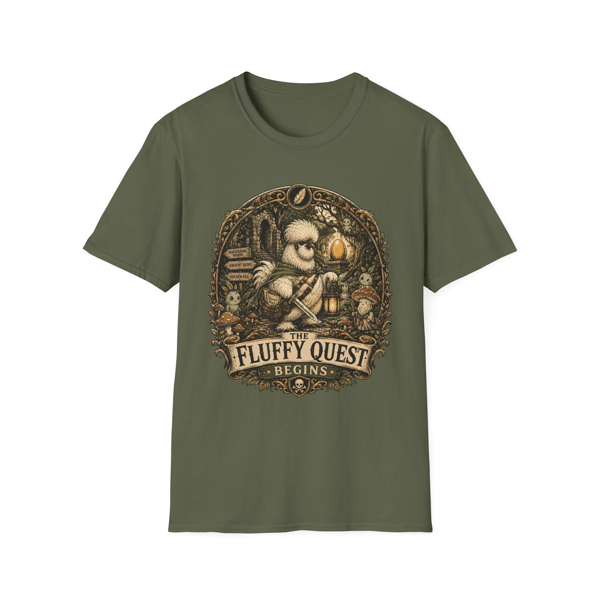 Quest for the Golden Egg Silkie T-shirt, photo 6