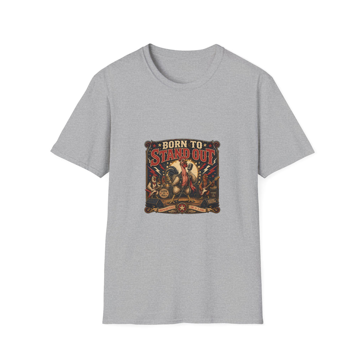 Less Feathers, More Attitude Naked Neck T-shirt, photo 4