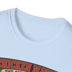 The Only Addiction That Lays Breakfast  —  Not All Heroes Wear Capes T-Shirt Tee