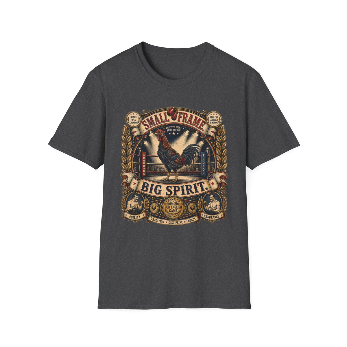 Champion of the Ring Old English Game T-shirt, photo 7