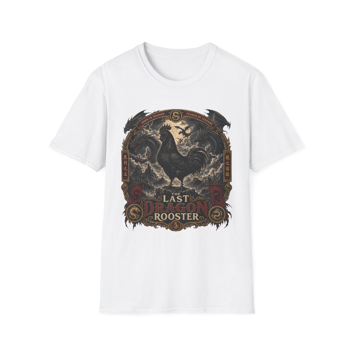The Last Dragon Rooster Ayam Cemani T-shirt, photo 2