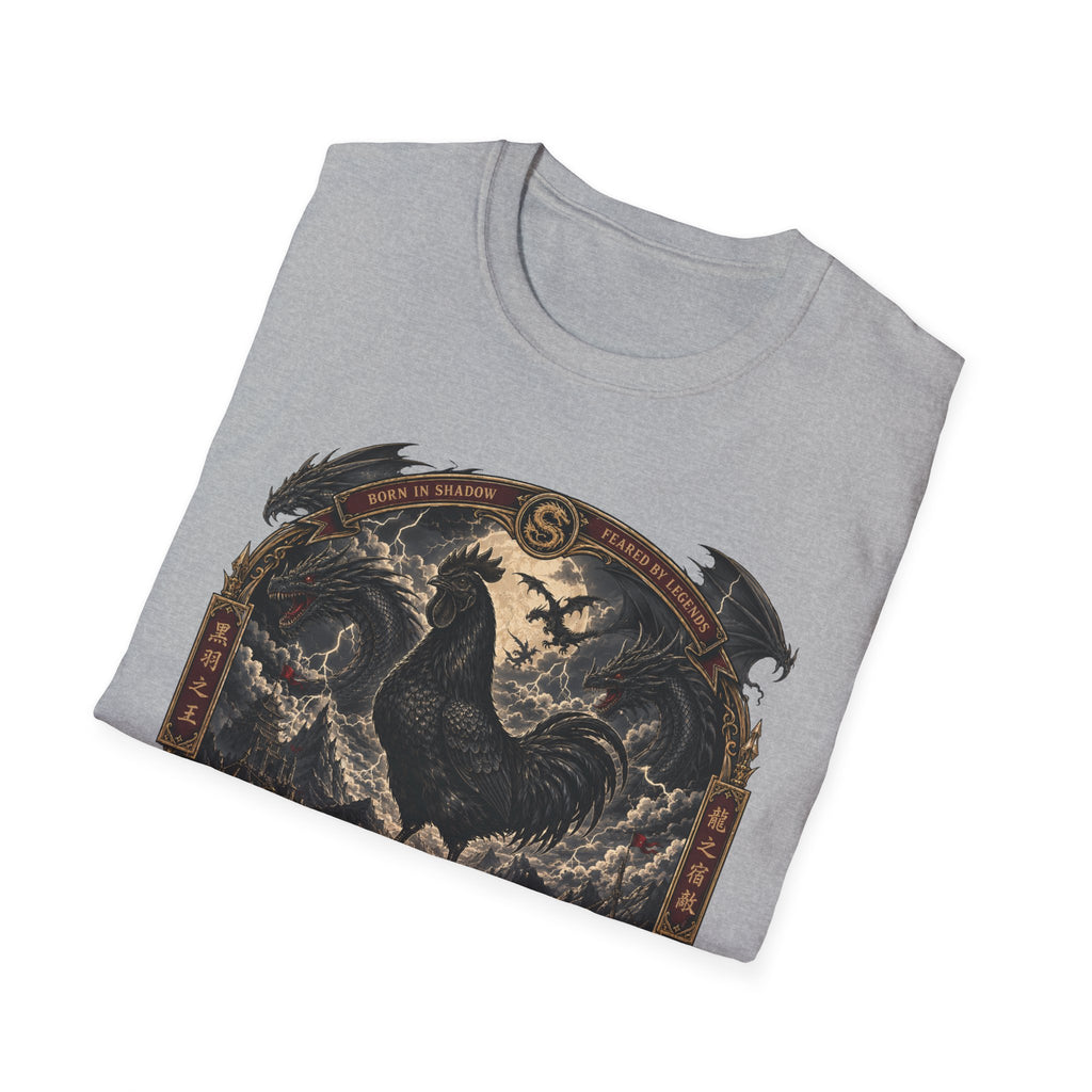 The Last Dragon Rooster Ayam Cemani T-Shirt — Legendary Warrior Tee