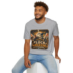 The Flock Awakens T‑Shirt — Retro Goose & Duck Vintage Wildlife Tee