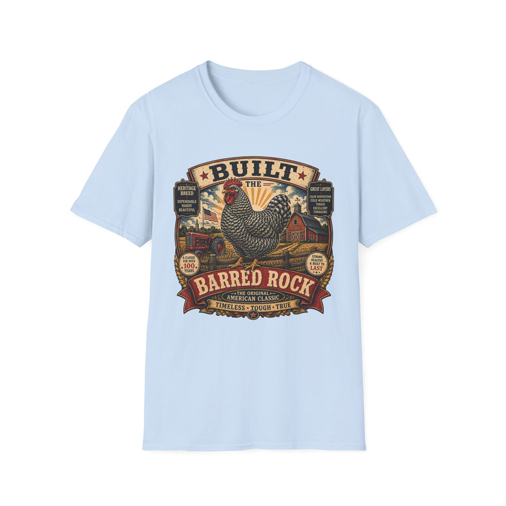 Barred Rock Rooster T-shirt, photo 2