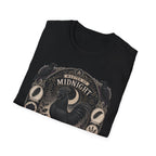 Master of Midnight Feathers Ayam Cemani T-Shirt — Gothic Rooster Graphic Tee