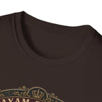 Ayam Cemani Heritage Badge T-Shirt — Rare All-Black Rooster Graphic Tee