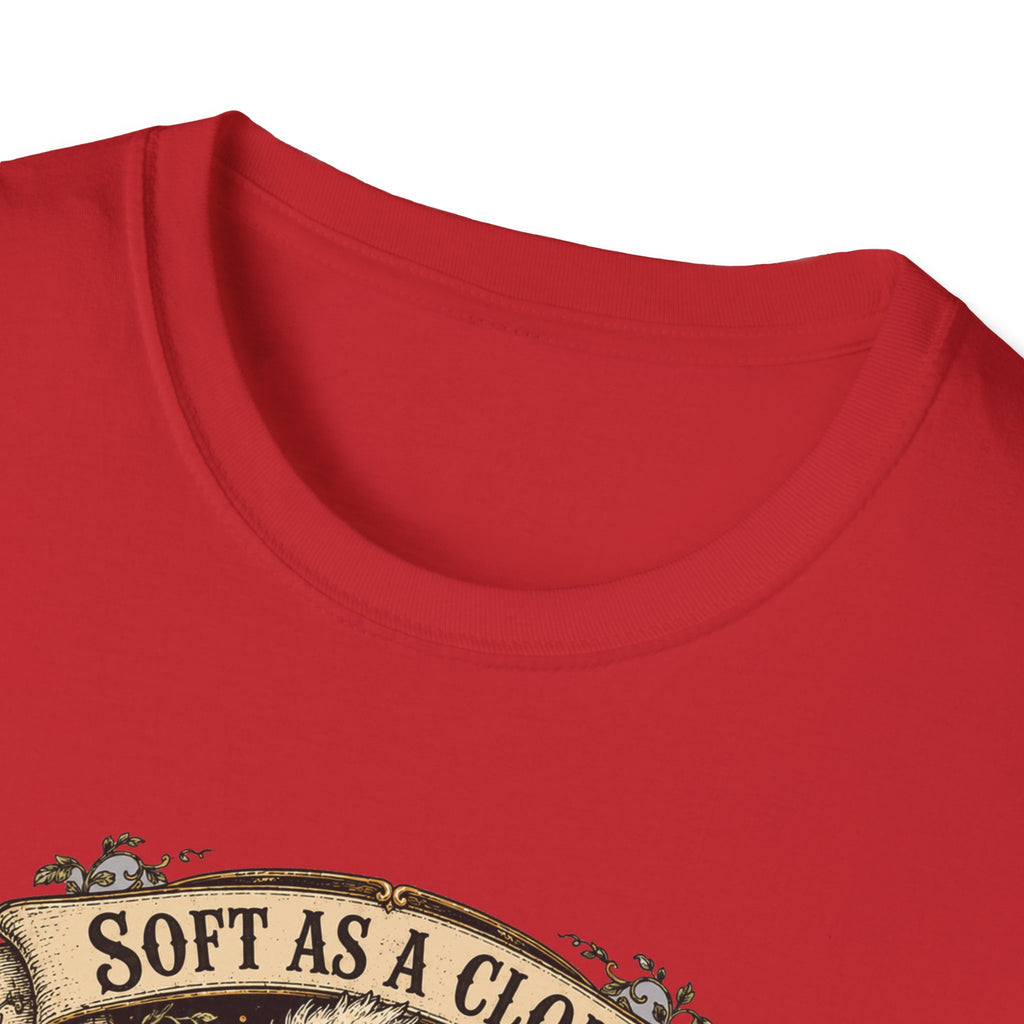 Soft as a Cloud Silkie T-Shirt — Floral Wreath Hen Tee