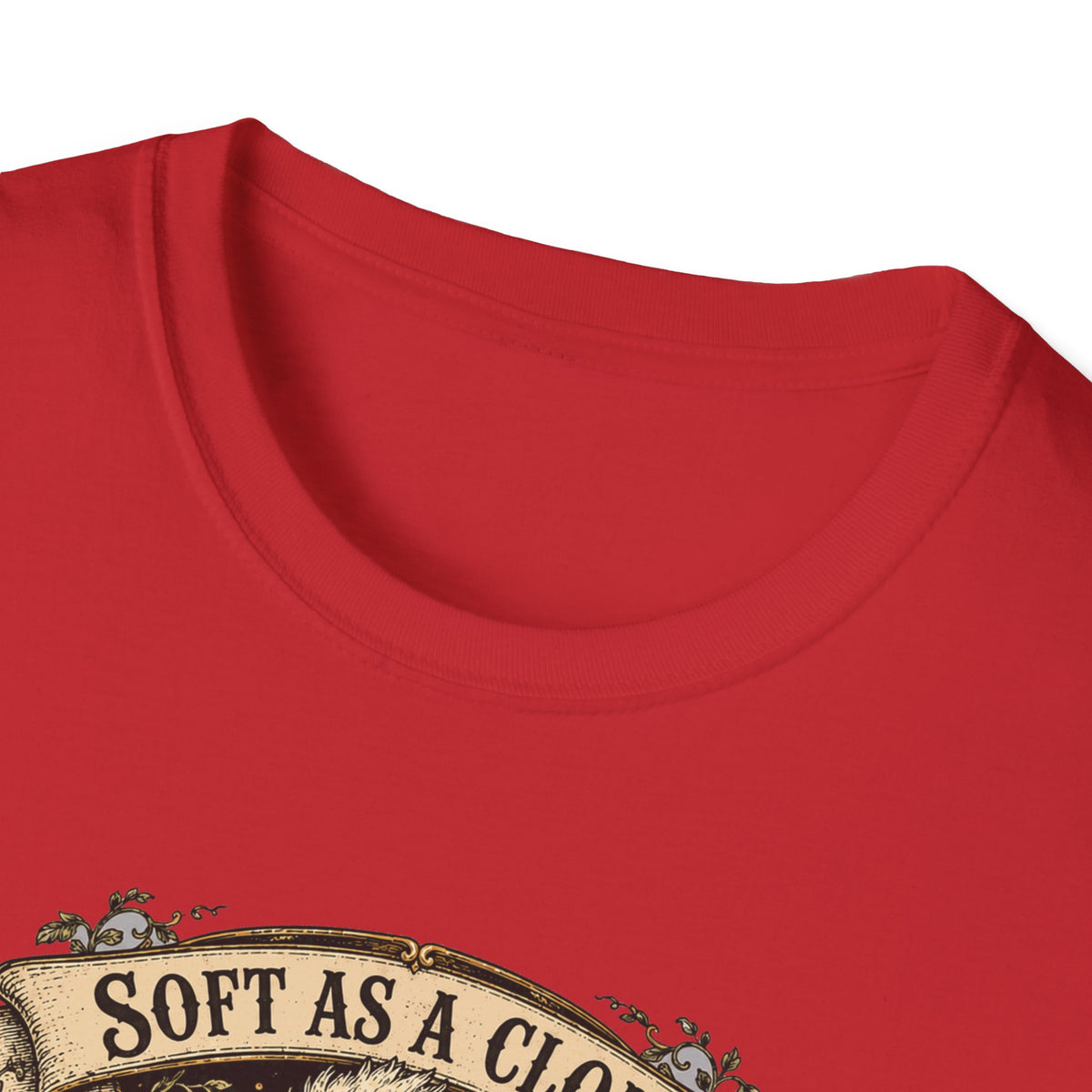 Soft as a Cloud Silkie T-Shirt — Floral Wreath Hen Tee