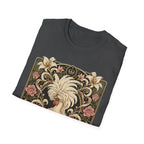 Crowned by Nature Polish Chicken T-Shirt — Vintage Botanical Hen Tee