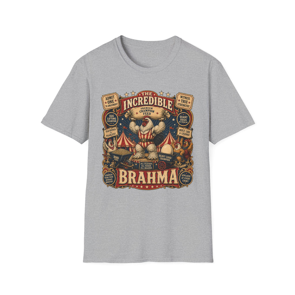Incredible Feathered Strongman Brahma T-shirt, photo 3