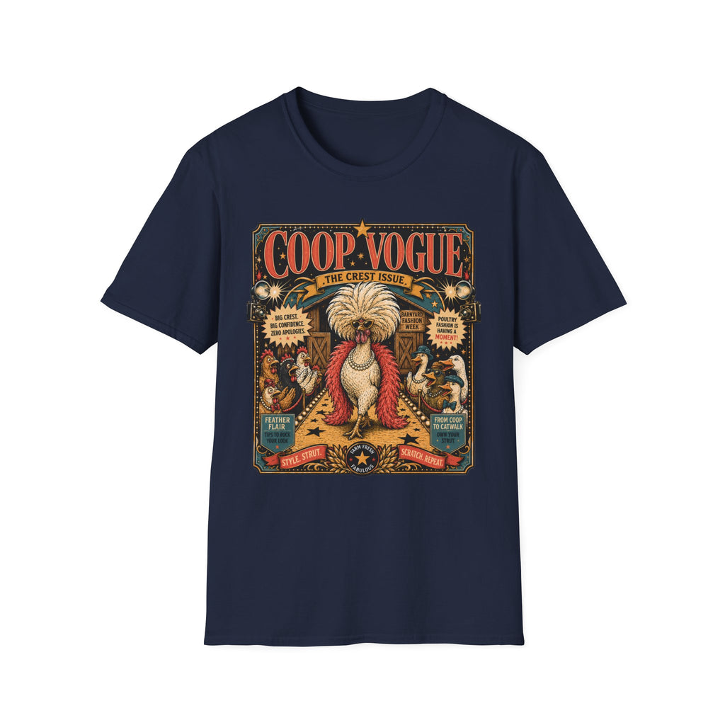 Coop Vogue Barnyard Fashion Week Polish Chicken T-Shirt