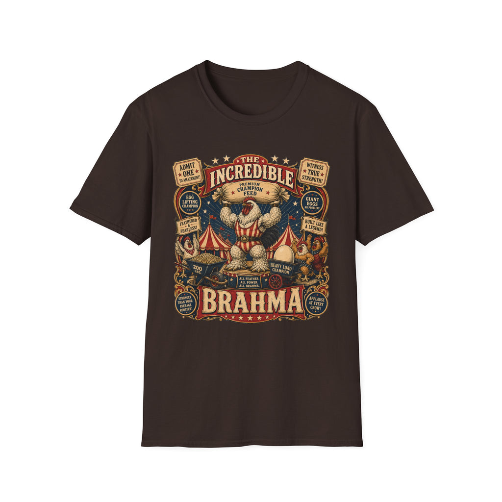Incredible Feathered Strongman Brahma T-shirt, photo 4