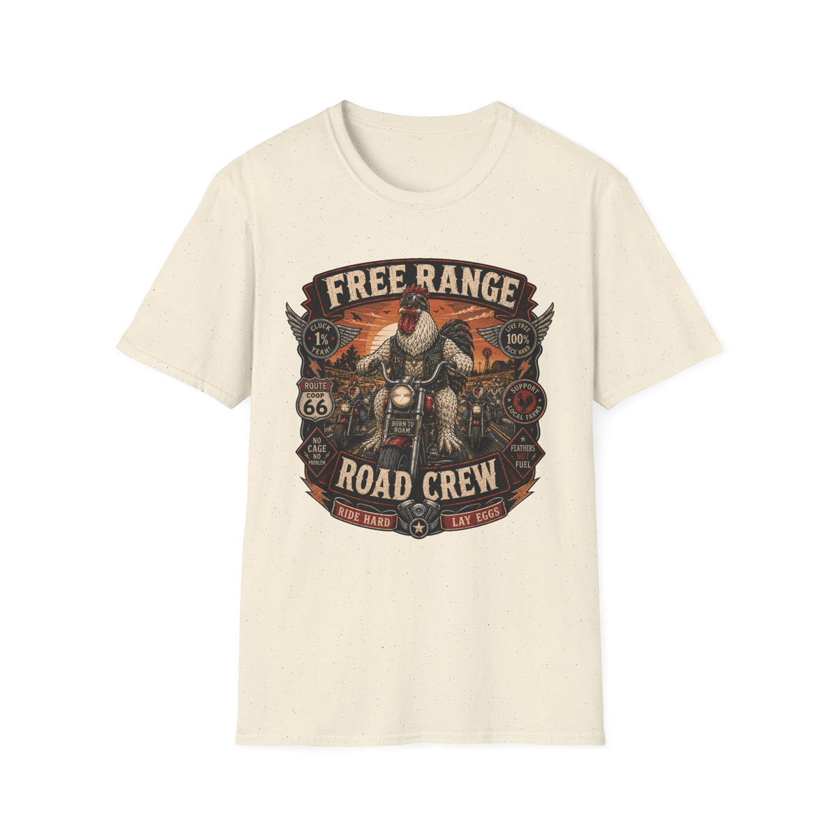 Free Range Road Crew Brahma T-shirt, photo 5