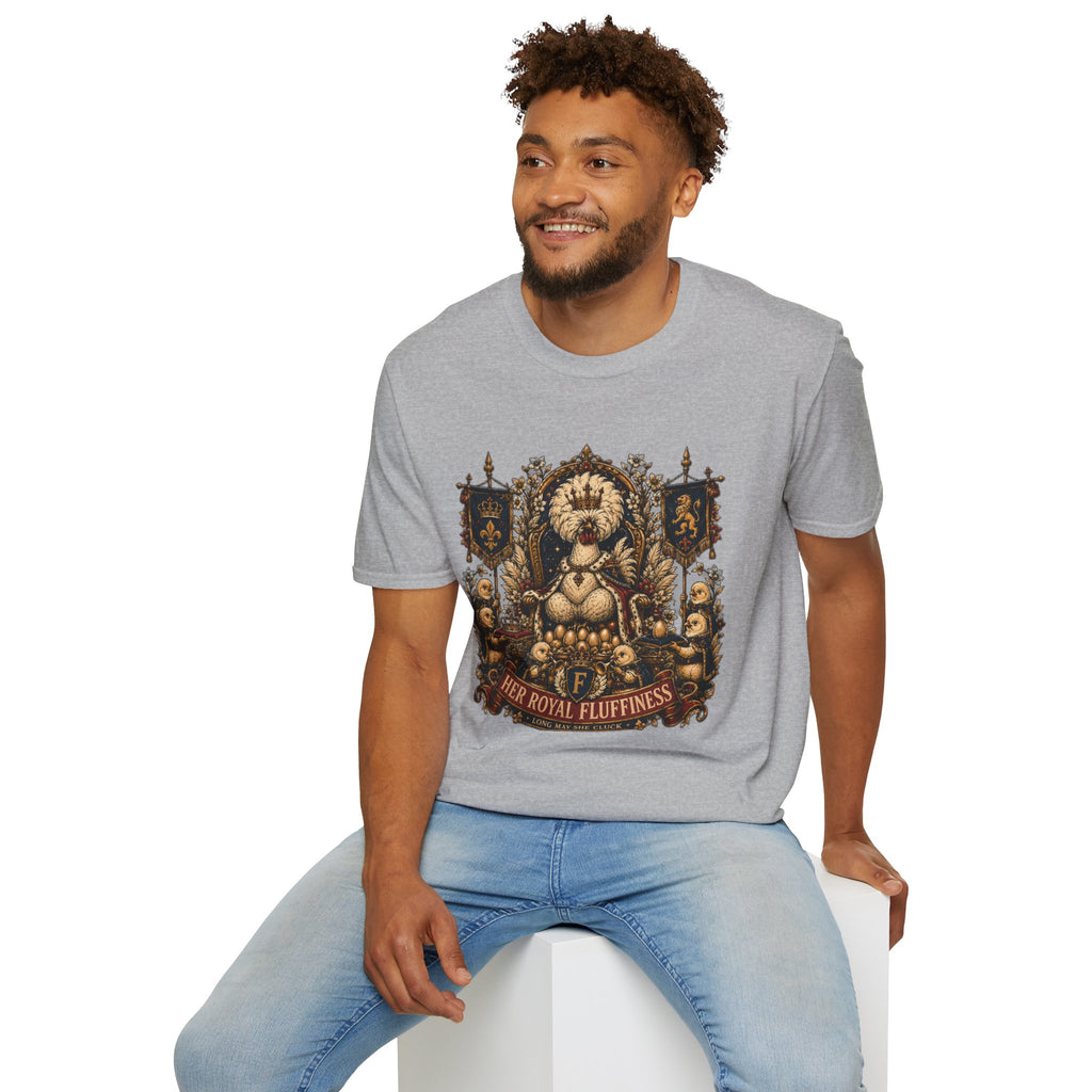 Royal Fluffiness — Queen of Eggs, ruler of the coop Polish Chicken T-Shirt