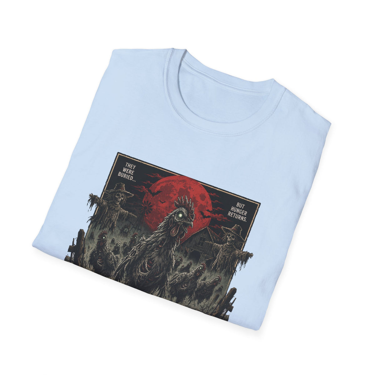 Rise of the Undead Poultry T-Shirt — Zombie Chicken Uprising Tee